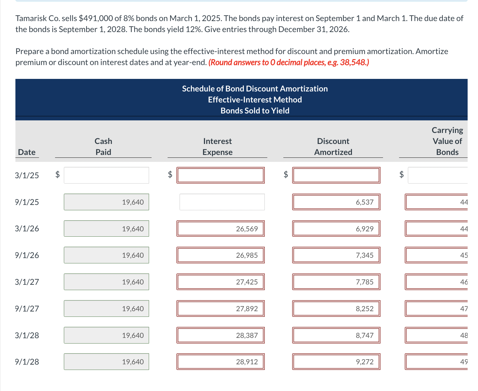 Tamarisk Co . sells \ ( \ $ 4 9 1 , 0 0 0 \ ) of