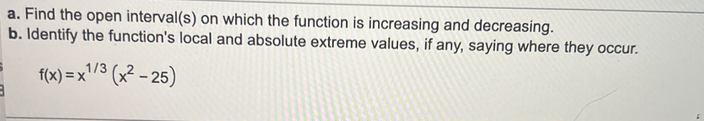 I have part A , i just need part B . b . Identify