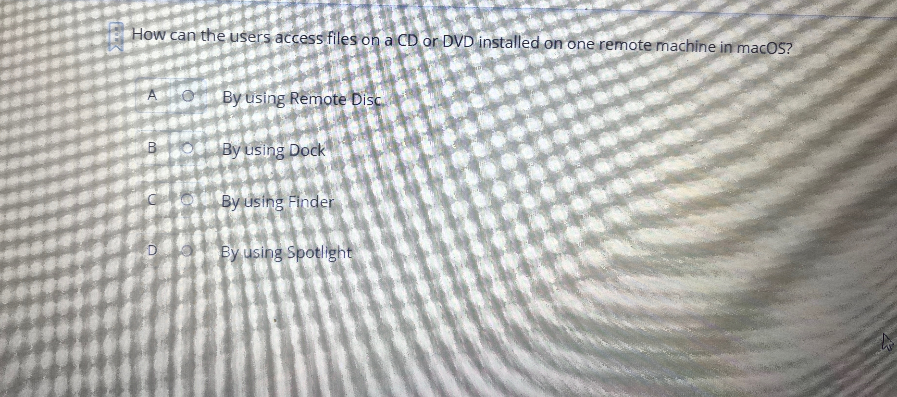 How can the users access files on a CD or DVD