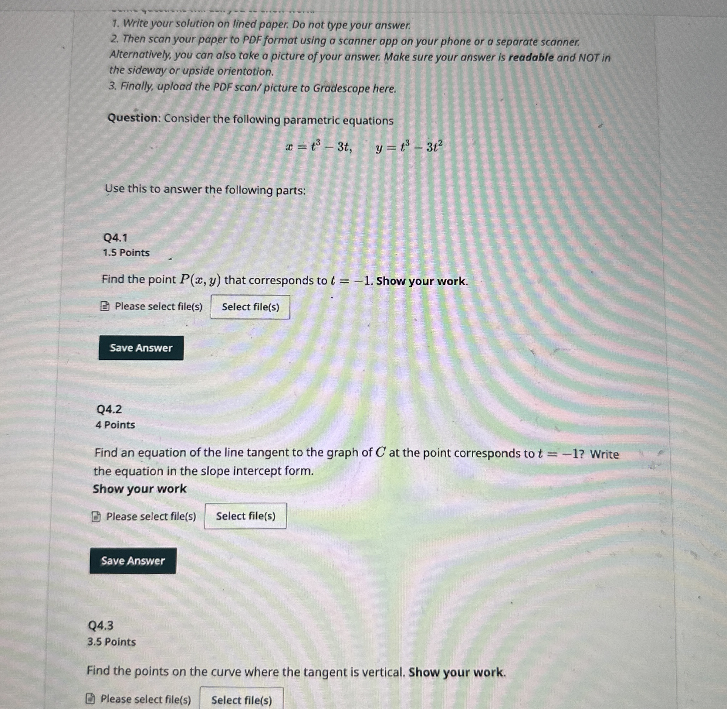 Steps for Write your solution on lined paper. Do