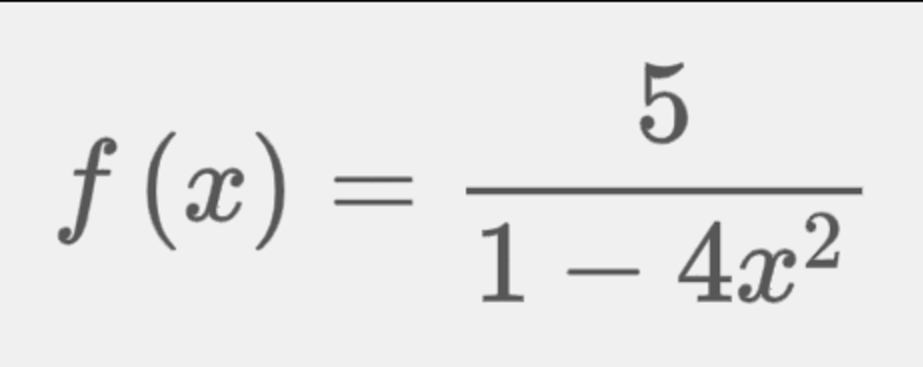 Find a power series representation for the