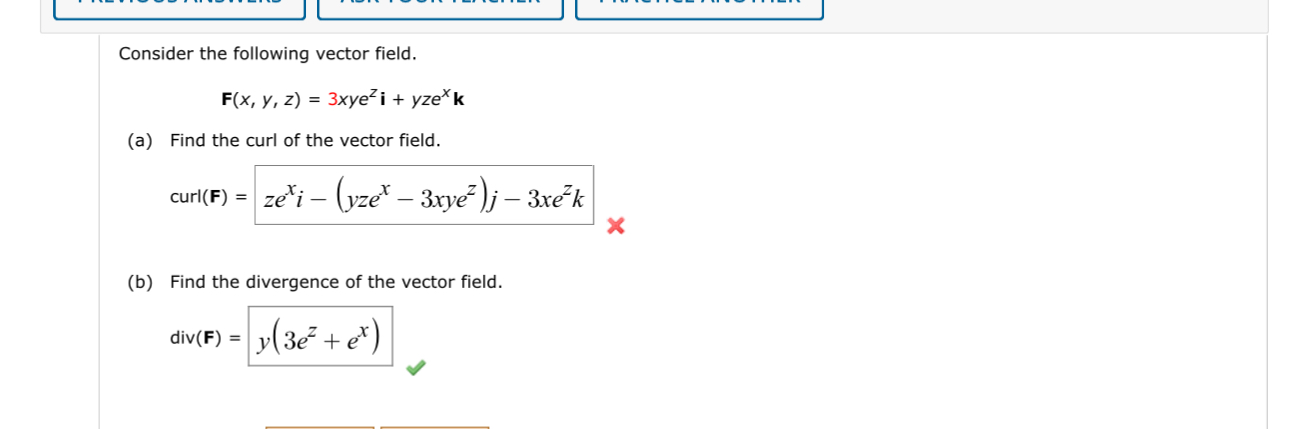 Consider the following vector field. F ( x , y ,