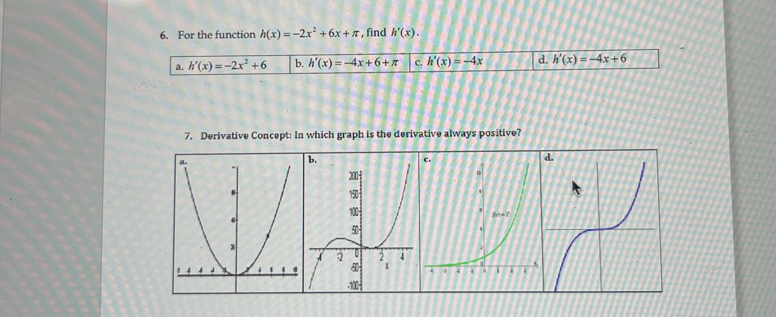 Derivative Concepts: What is a derivative