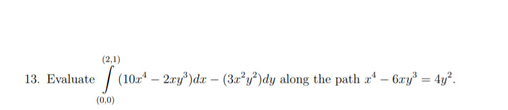 ( 2 , 1 ) 1 3 . Evaluate ( ( ( ( 0 ) ( 2 , 1 ) ,