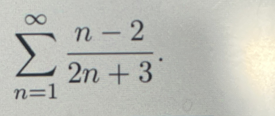 Determine if the following series is convergent