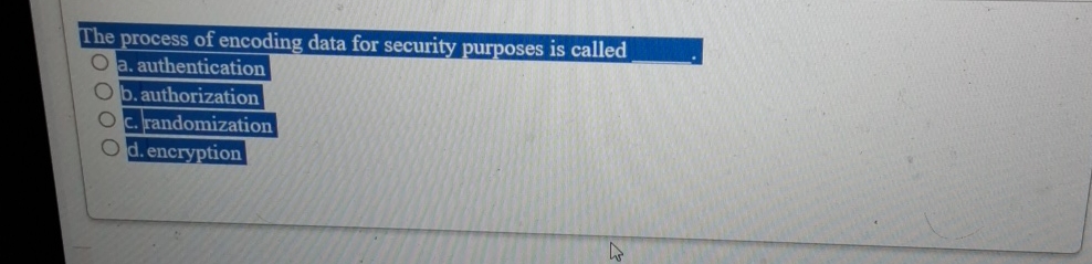 The process of encoding data for security