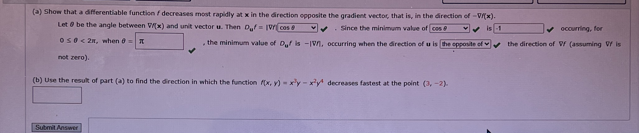 ( a ) Show that a differentiable function f