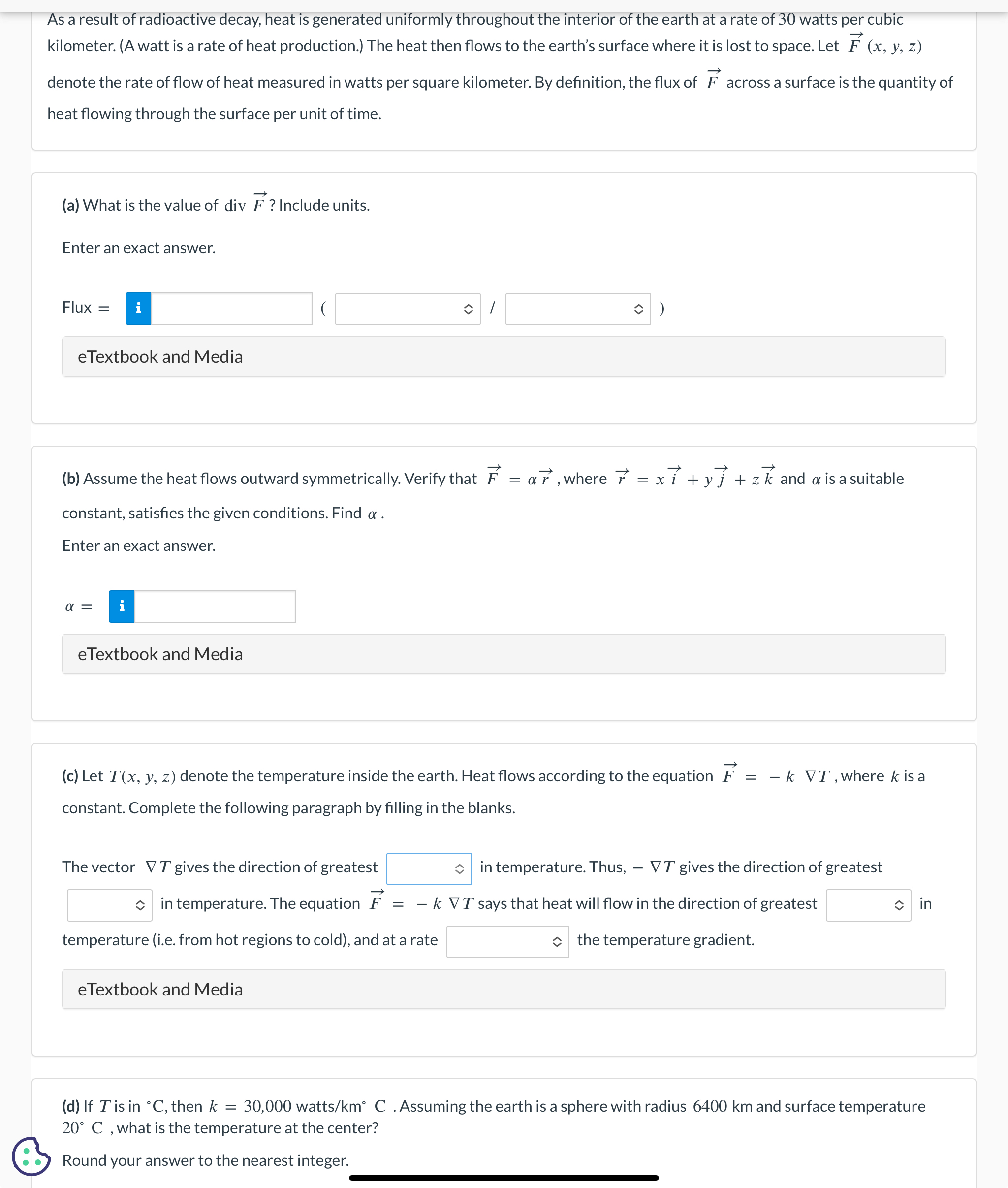 As a result of radioactive decay, heat is