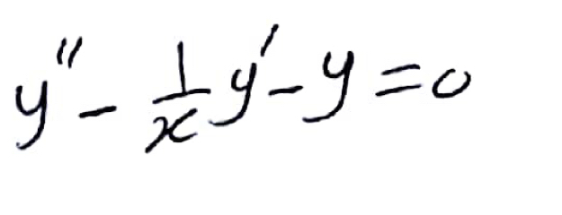 y ' ' - 1 x y ' - y = 0 Find a power series