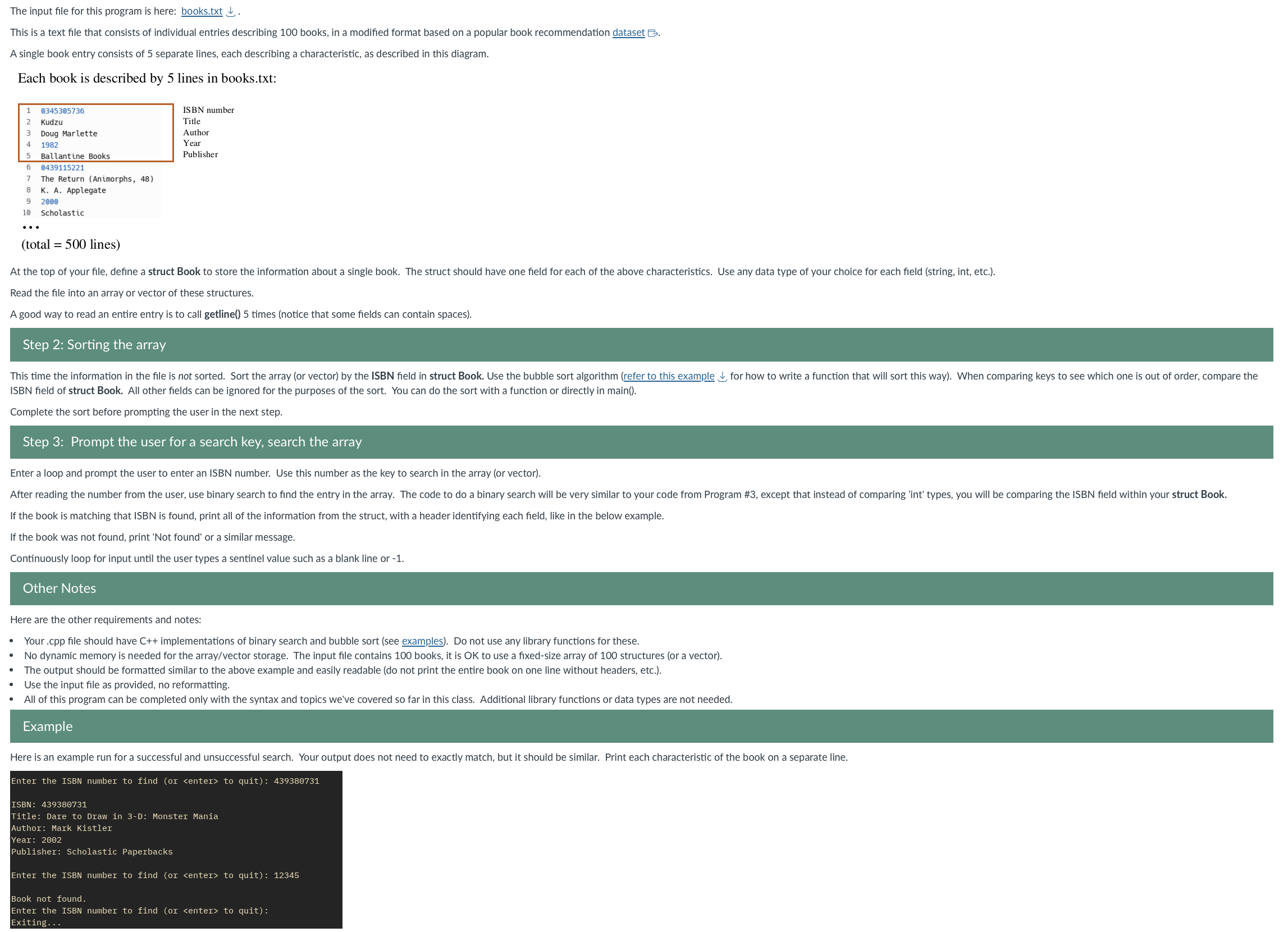 The input file for this program is here: