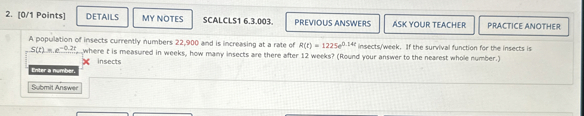 [ 0 / 1 Points ] SCALCLS 1 6 . 3 . 0 0 3 . A