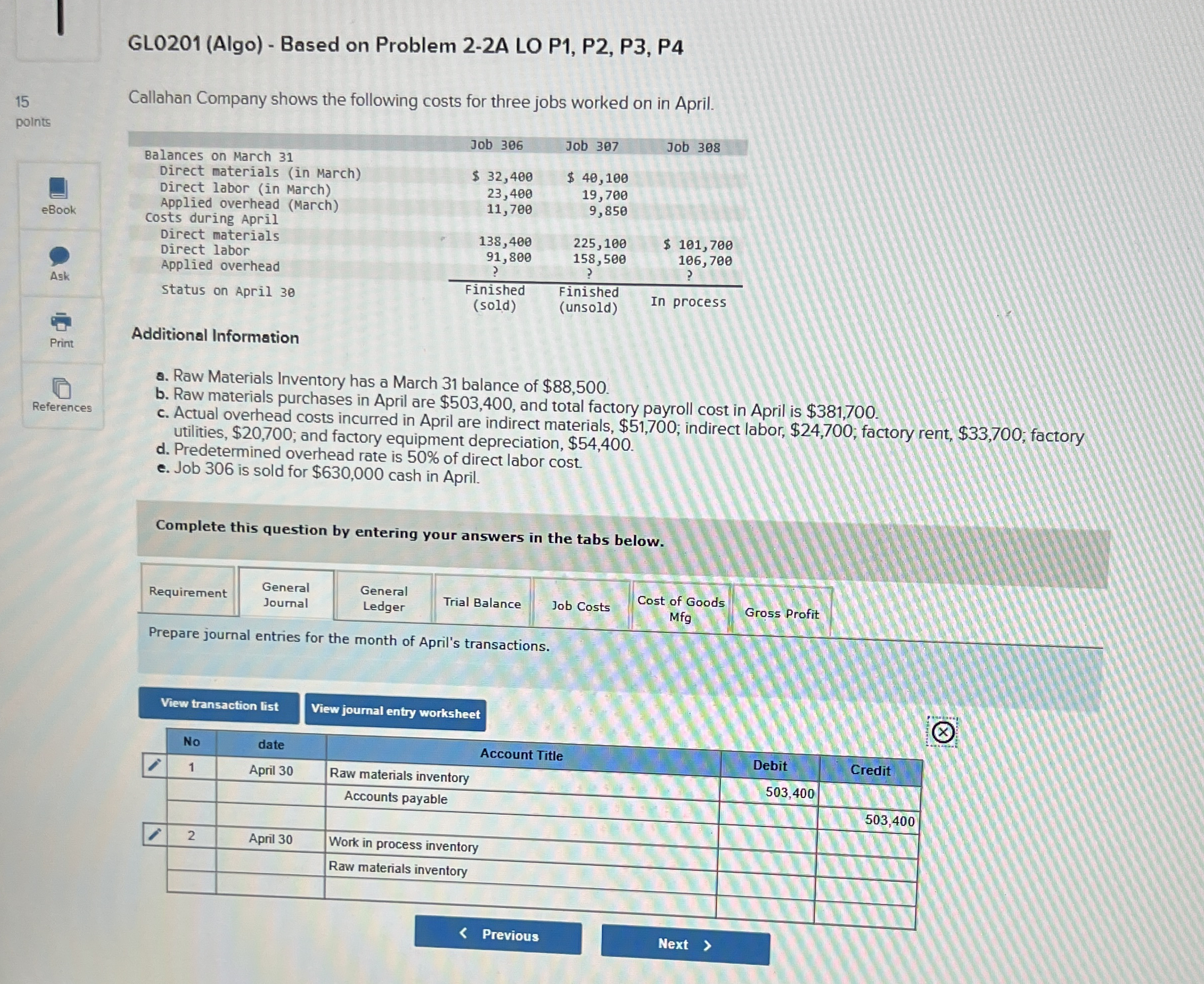 Can you help me with the general journal With