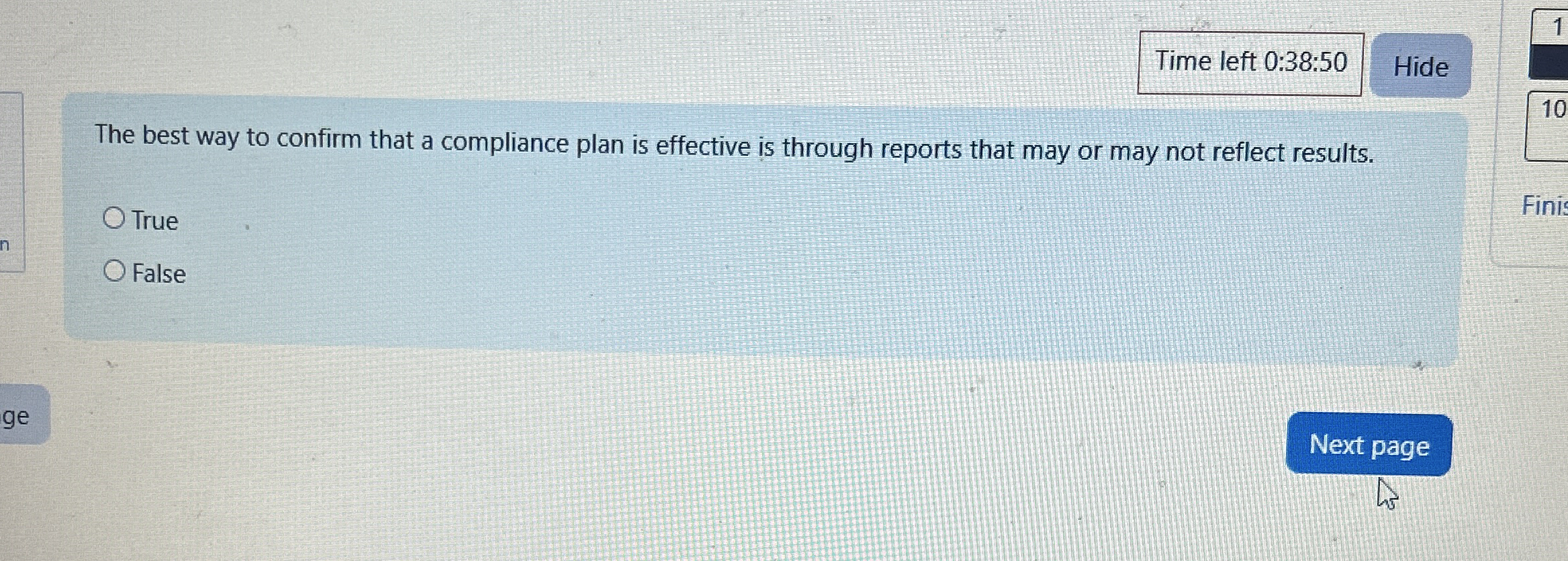 Time left 0 : 3 8 : 5 0 Hide The best way to