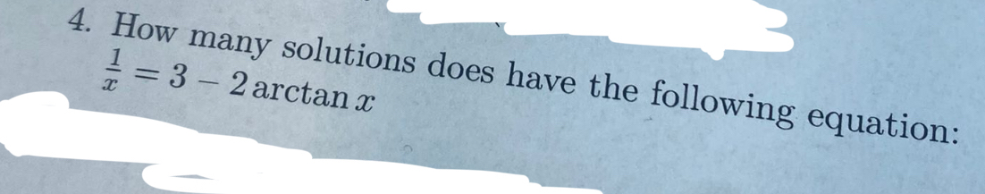 How many solutions does have the following