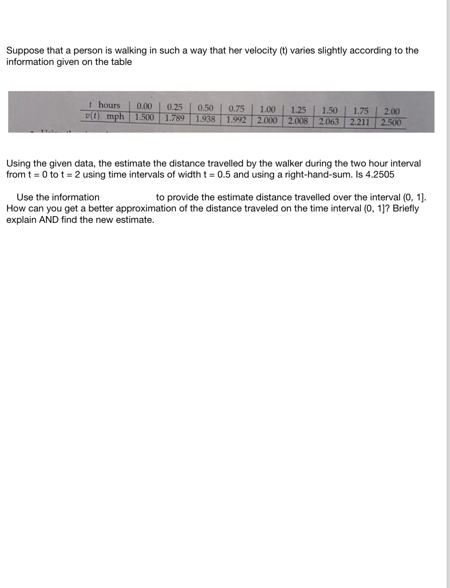 Suppose that a person is walking in such a way