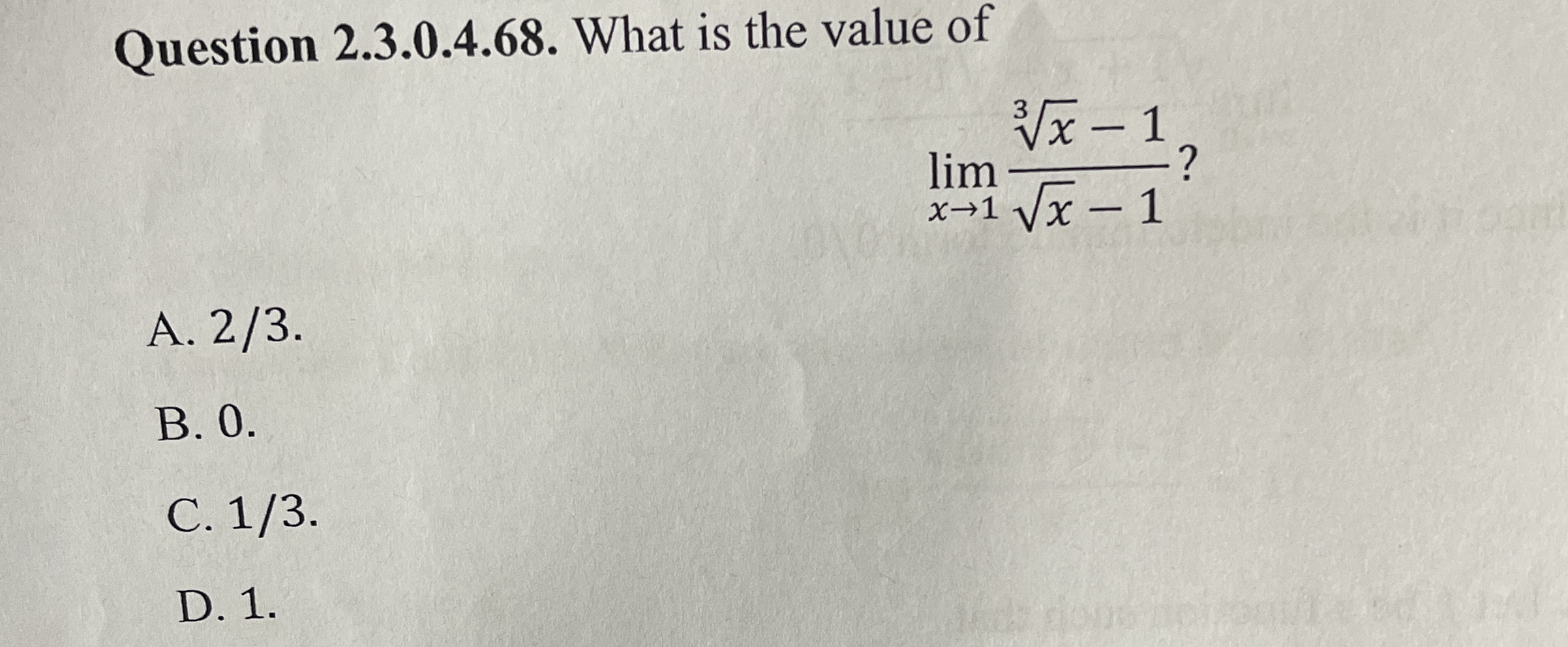 Question 2 . 3 . 0 . 4 . 6 8 . What is the value
