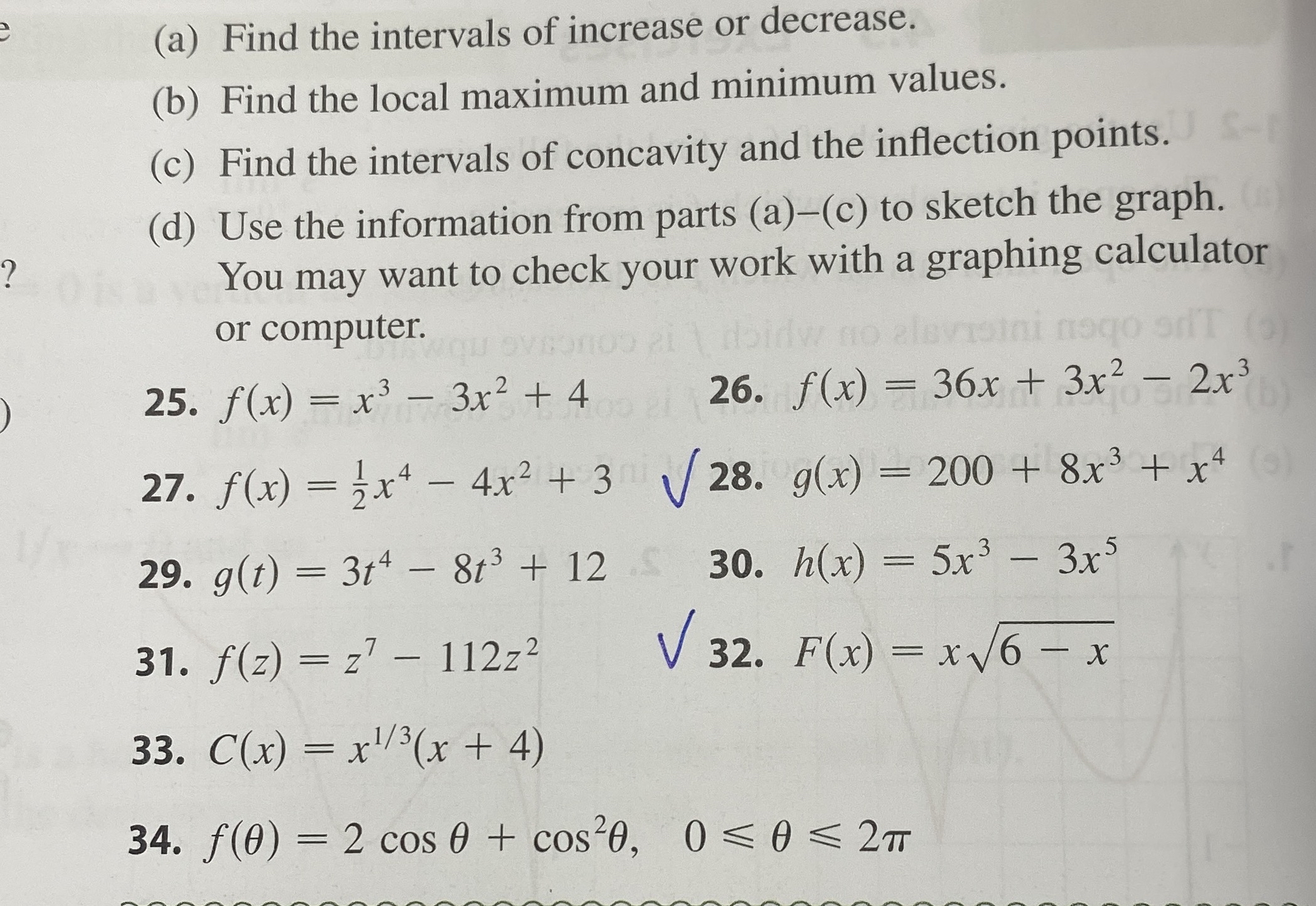 Plz help me 2 8 And 3 2 . ( a ) Find the