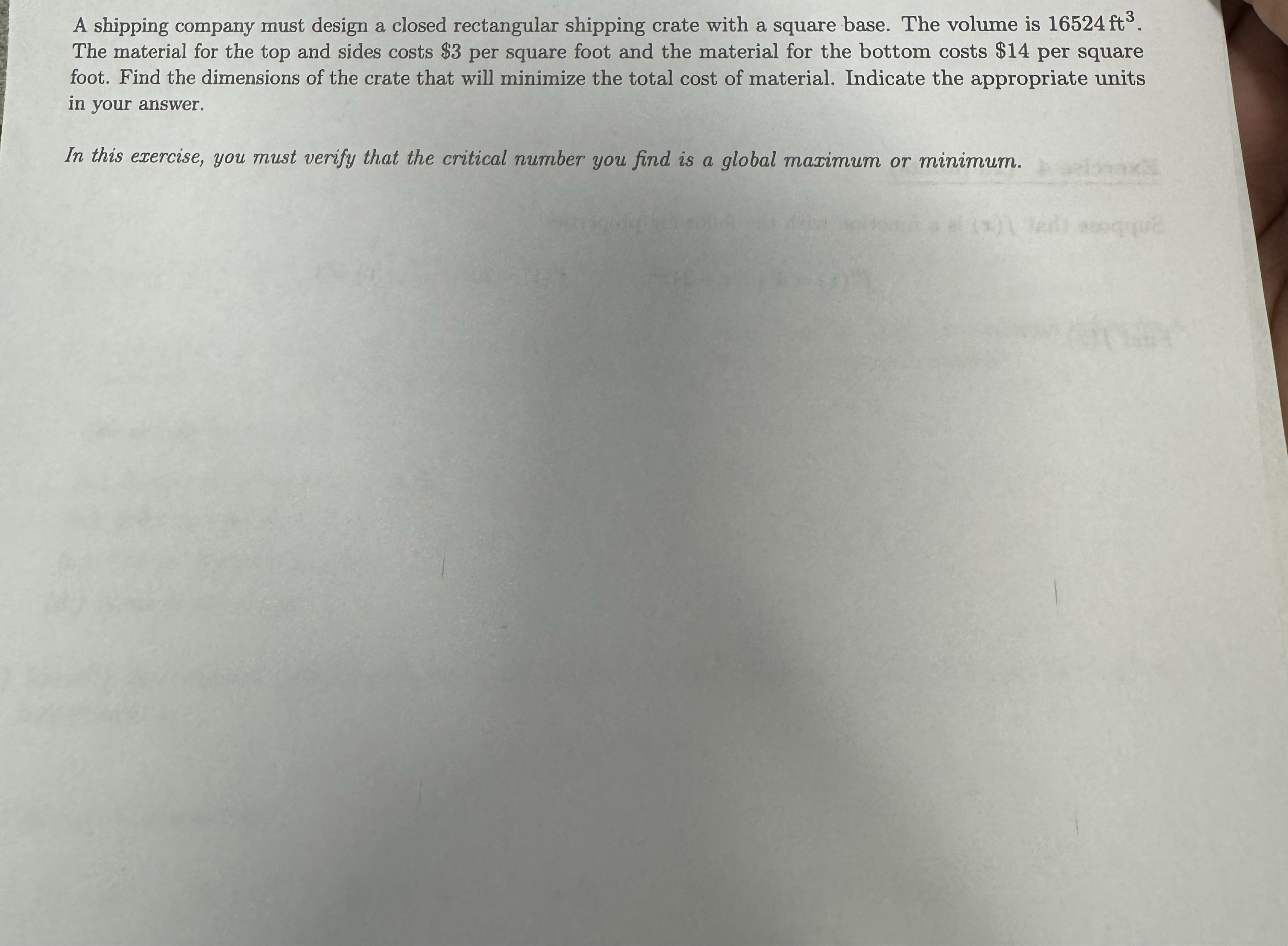 A shipping company must design a closed