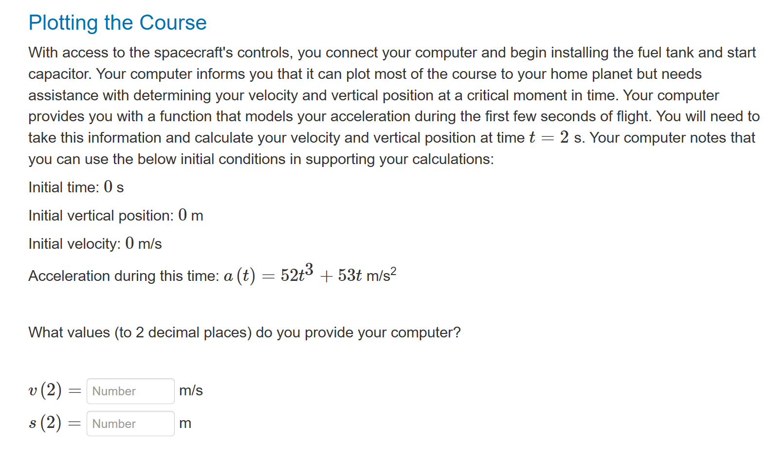 Plotting the Course With access to the