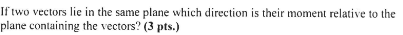If two vectors lie in the same plane which