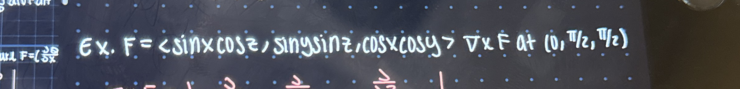 F = at ( 0 , pi / 2 , pi / 2 )
