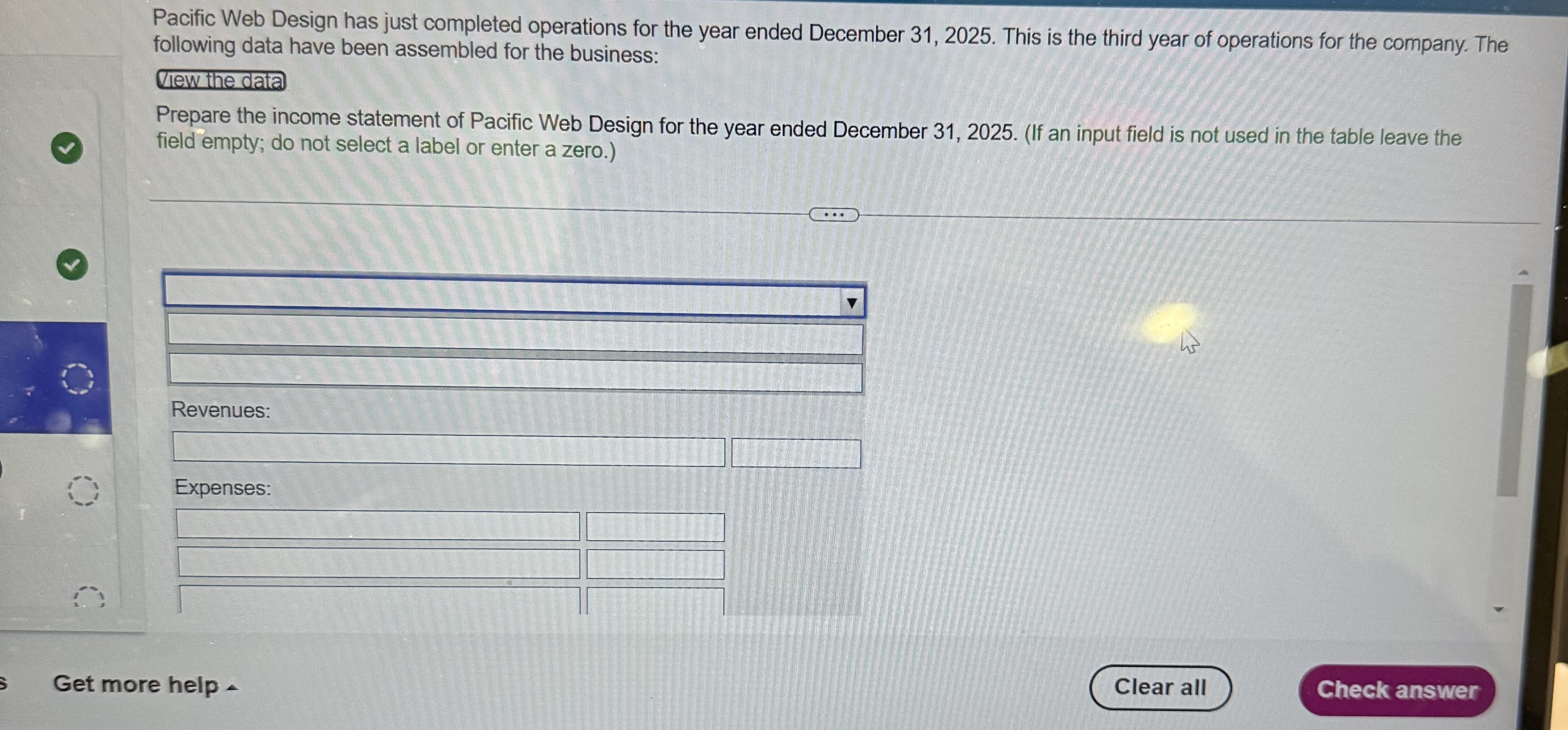 Pacific Web Design has just completed operations