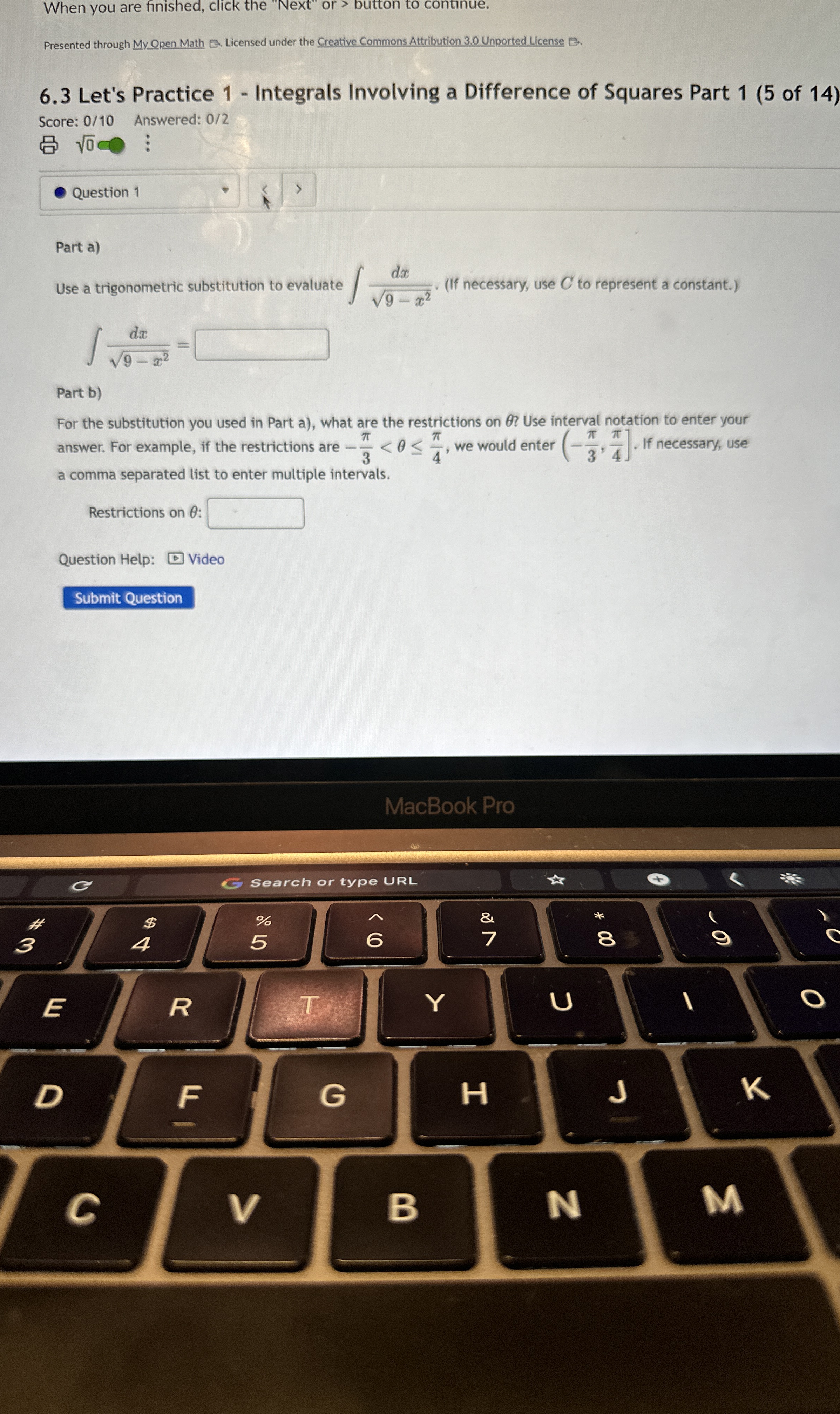 When you are finished, click the "Next" or >