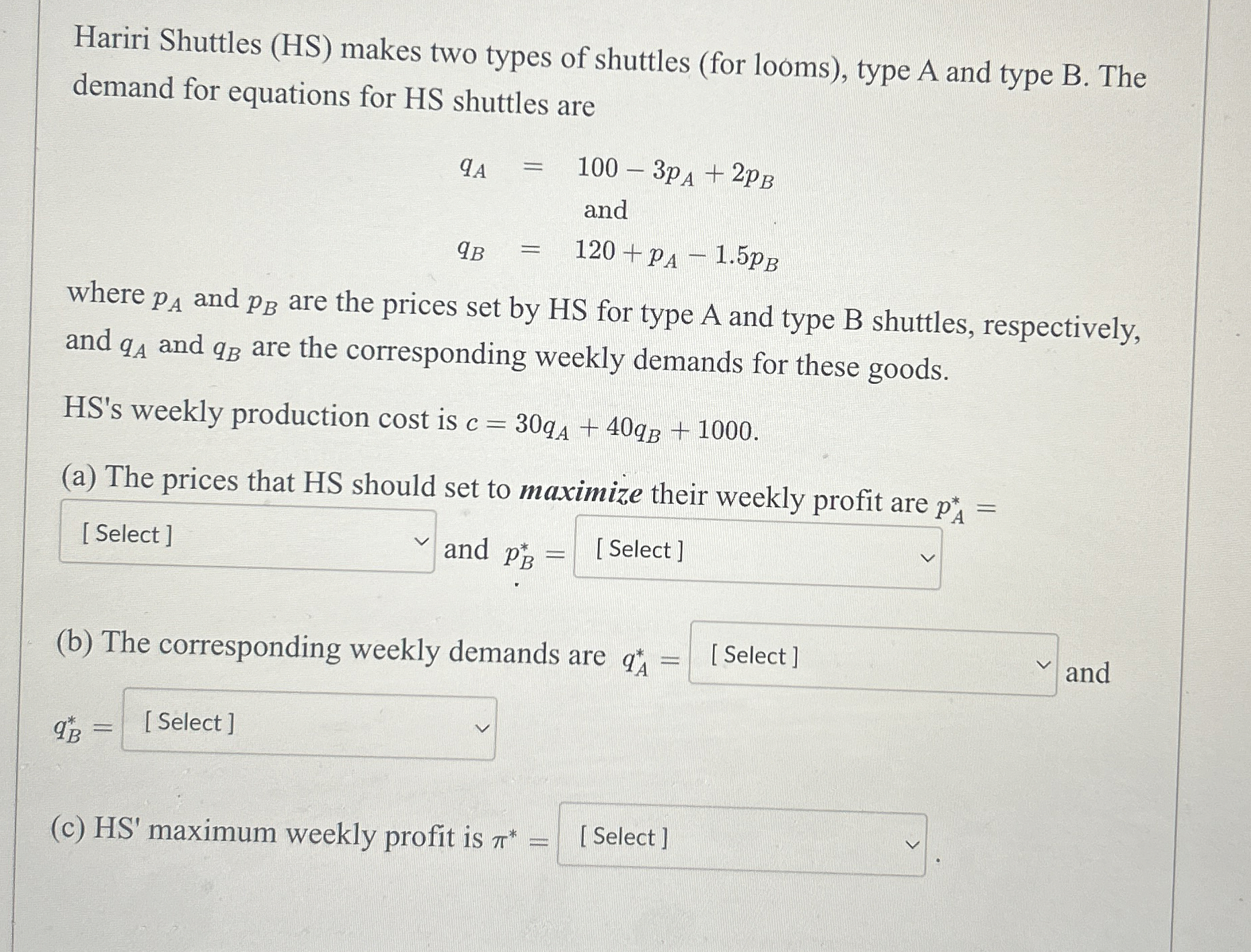 Hariri Shuttles ( HS ) makes two types of