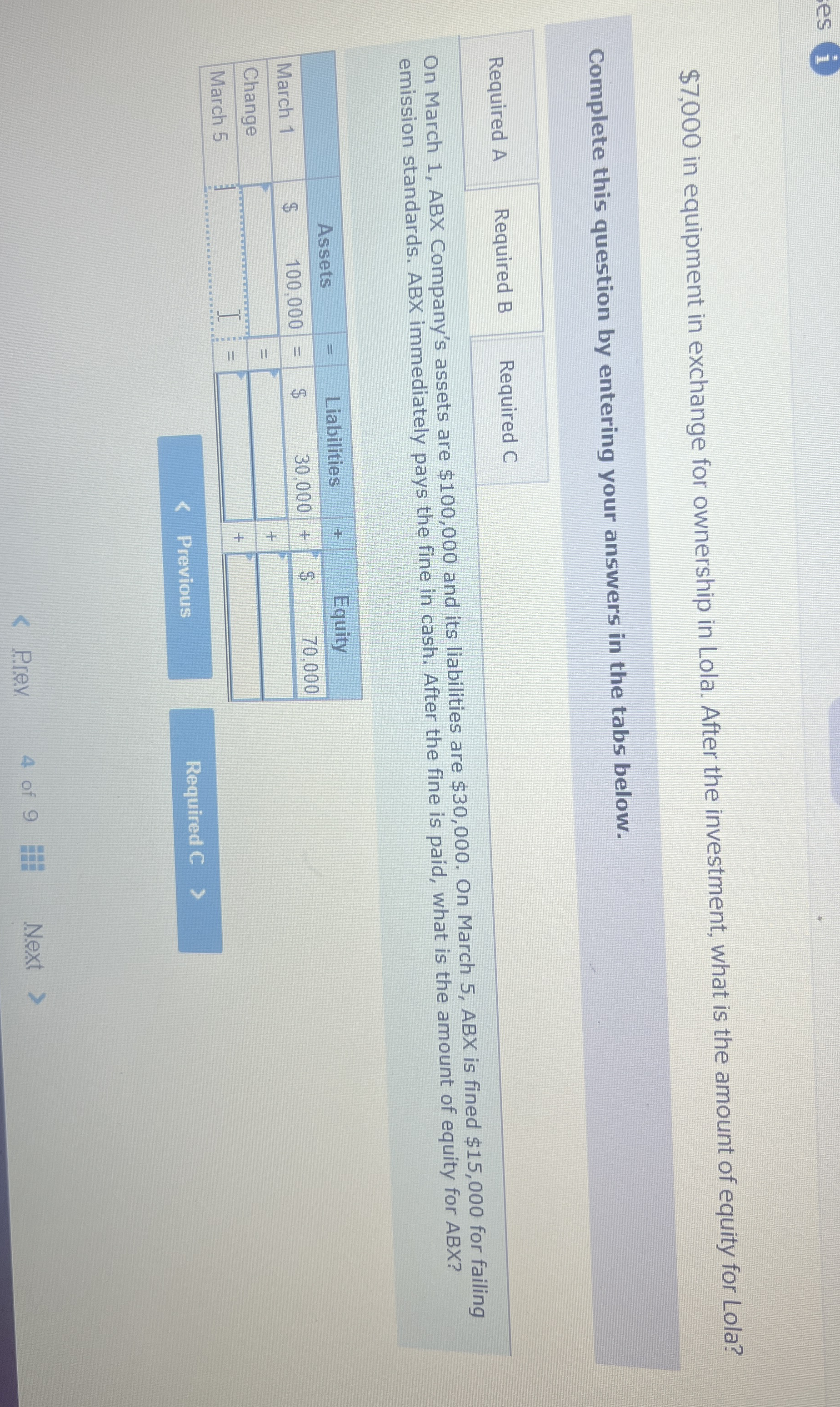 es 1 $ 7 , 0 0 0 in equipment in exchange for