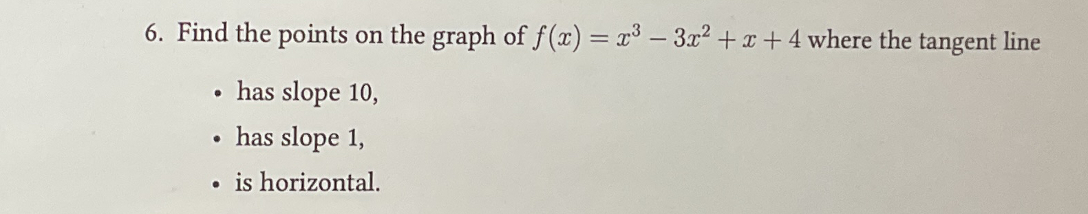 Find the points on the graph of f ( x ) = x 3 - 3
