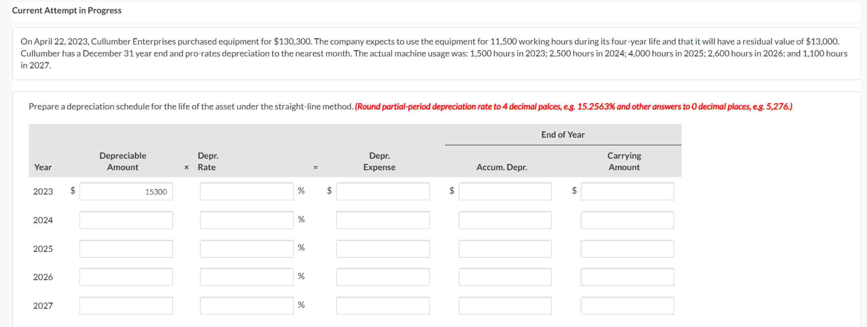 Current Attempt in Progress in 2 0 2 7 . Prepare