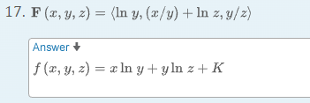 The theorm states that: If F is a vector field