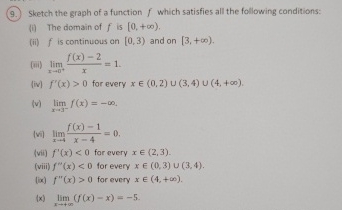 What does requirment ( vi ) means 9 . ) Sketch