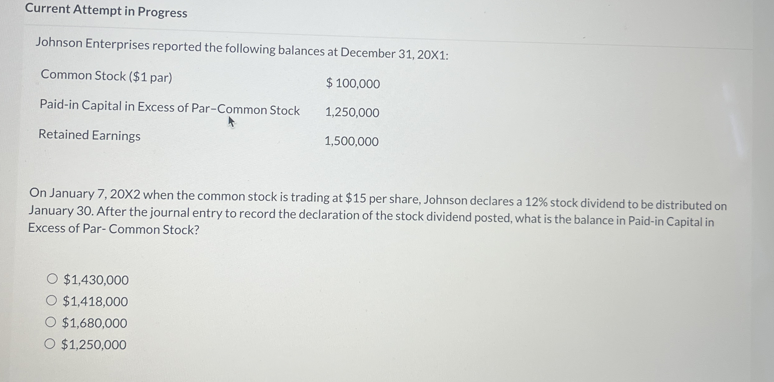 Current Attempt in Progress Johnson Enterprises