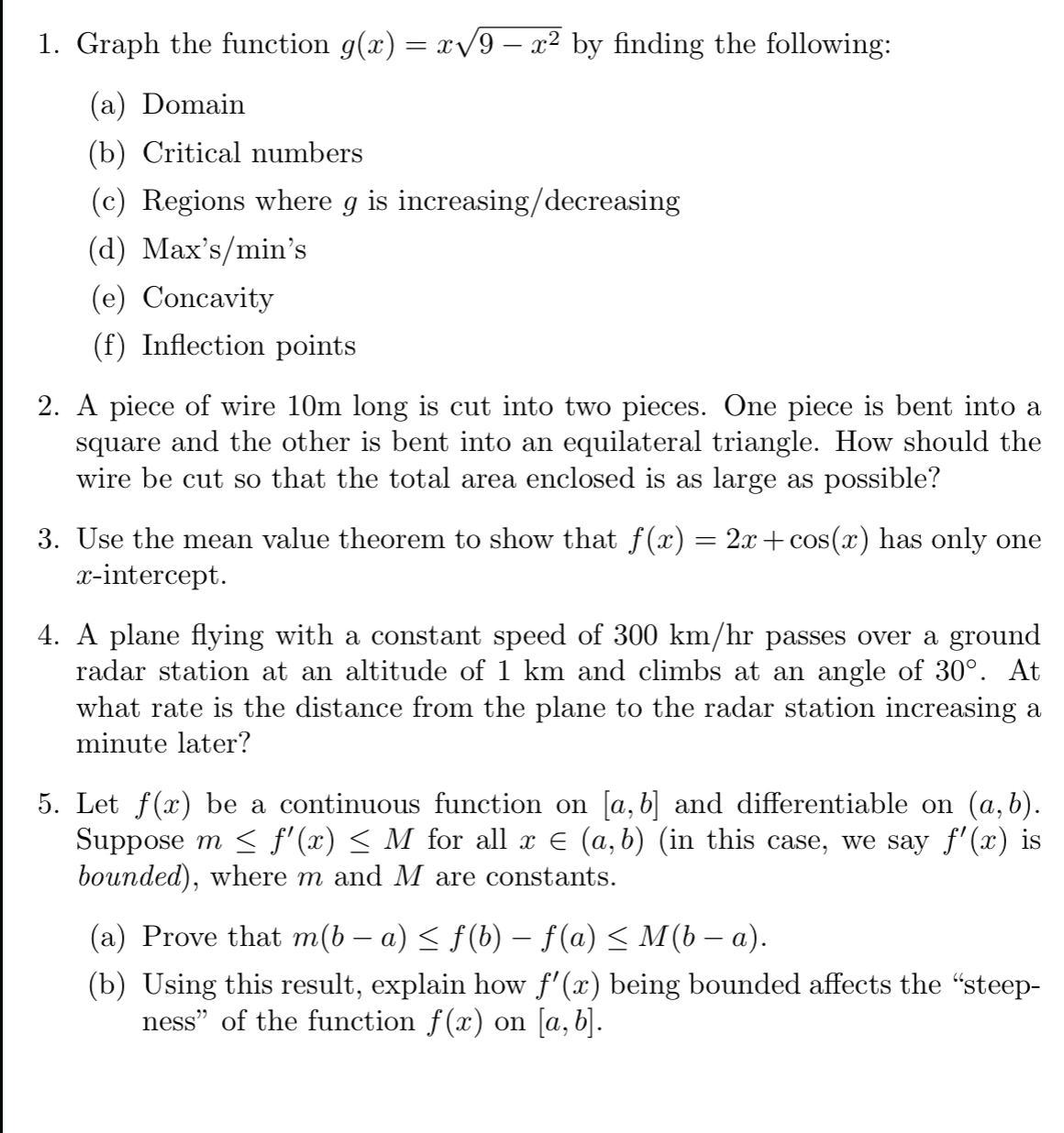 Graph the function g ( x ) = x 9 - x 2 2 by