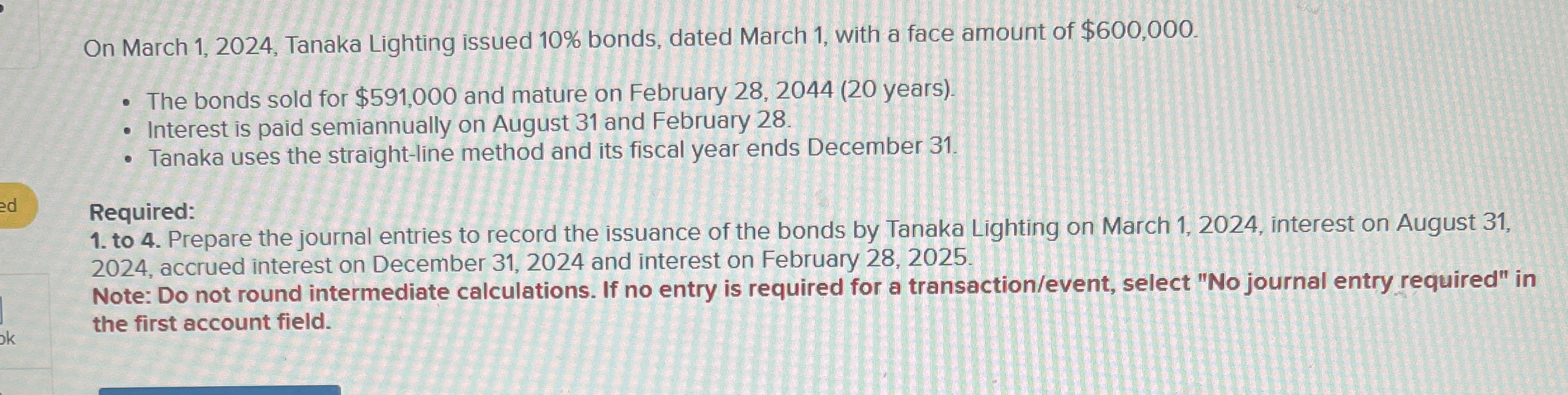 On March 1 , 2 0 2 4 , Tanaka Lighting issued 1 0