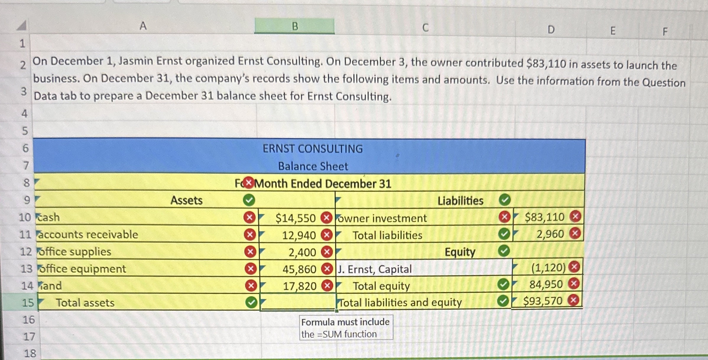 A B C D E F 1 On December 1 , Jasmin Ernst