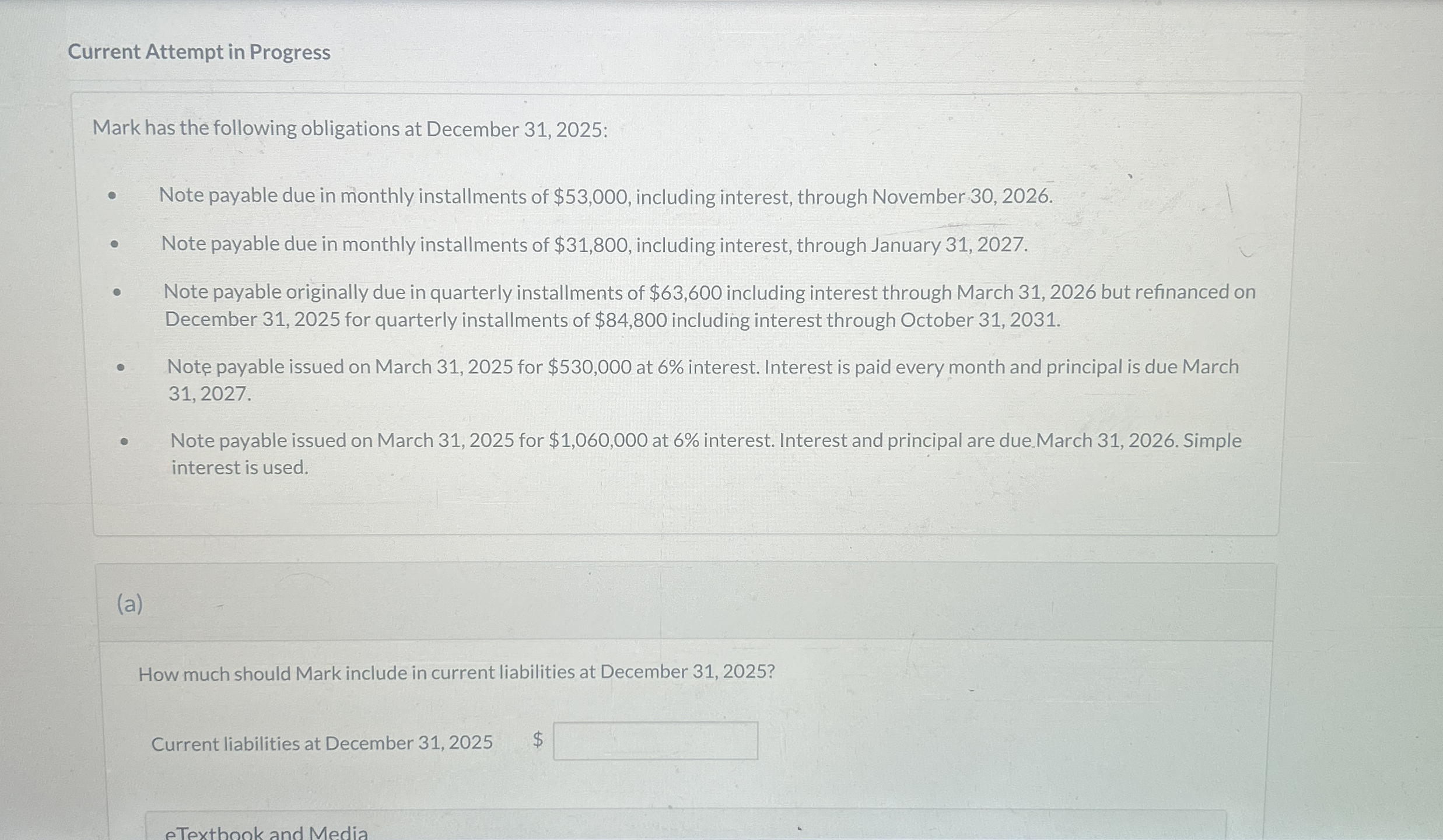 Current Attempt in Progress Mark has the
