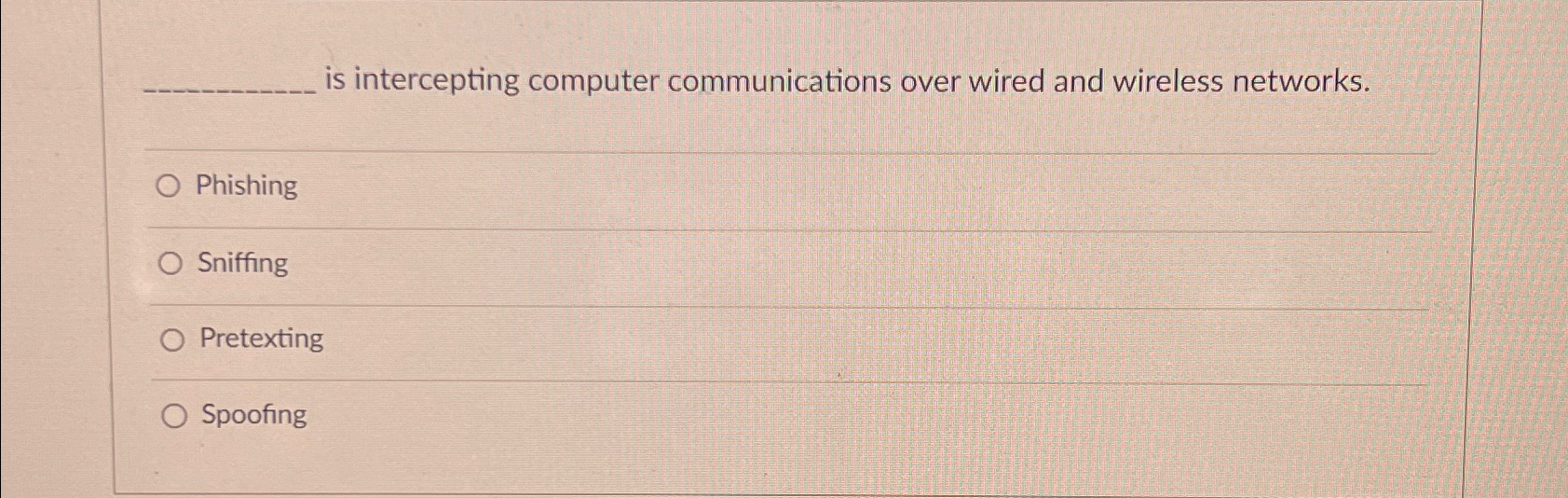 is intercepting computer communications over