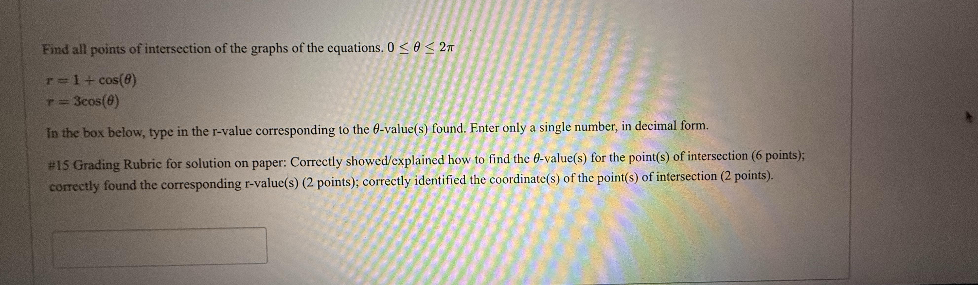 Find all points of intersection of the graphs of