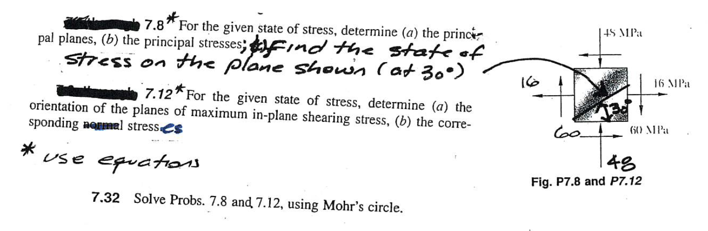 \ ( 7 . 8 ^ { * } \ ) For the given state of