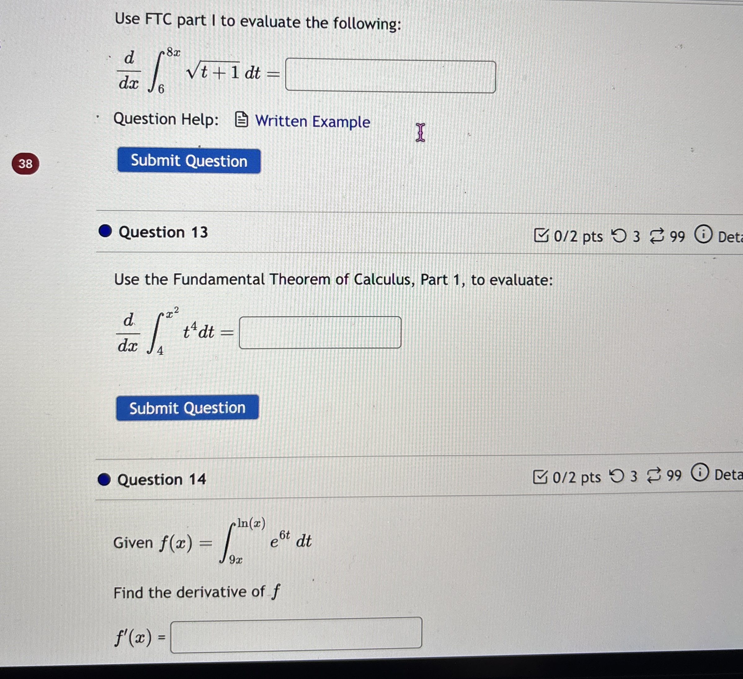 Question 1 0 / 2 pts 3 9 7 Details Evaluate the