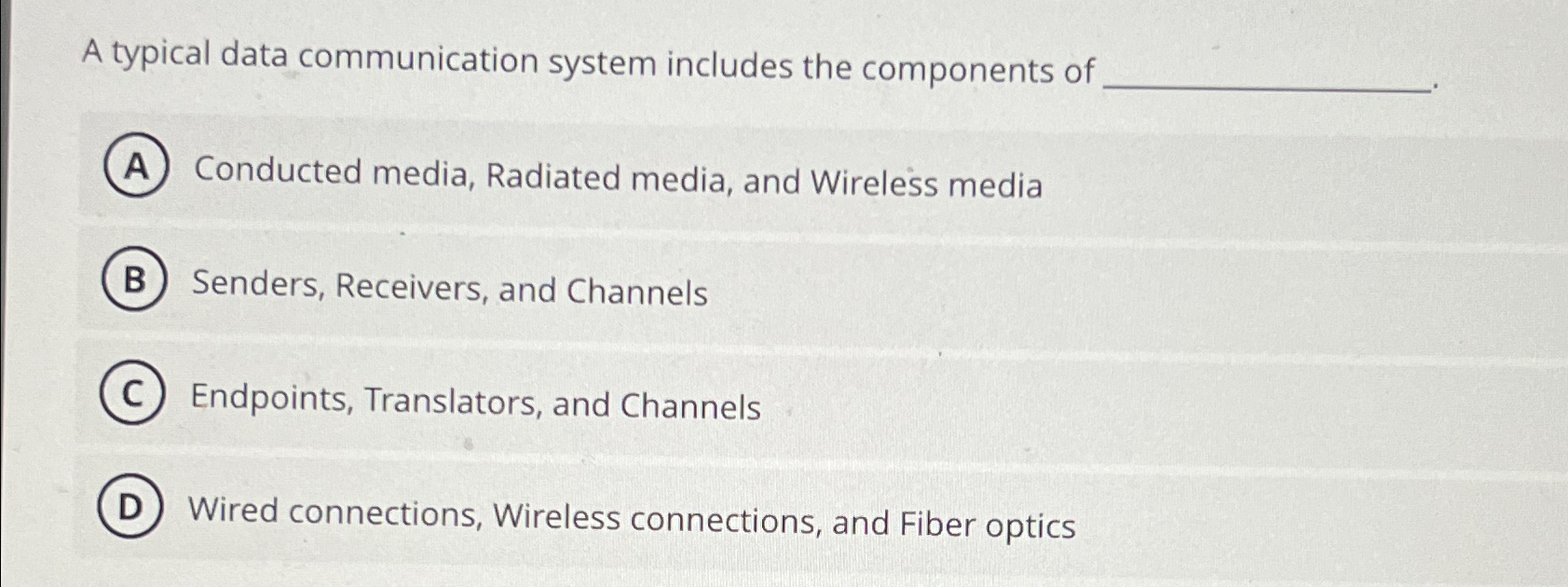 A typical data communication system includes the