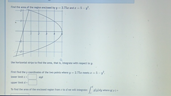 Find the area of the reoinn envinced thu w - o 7