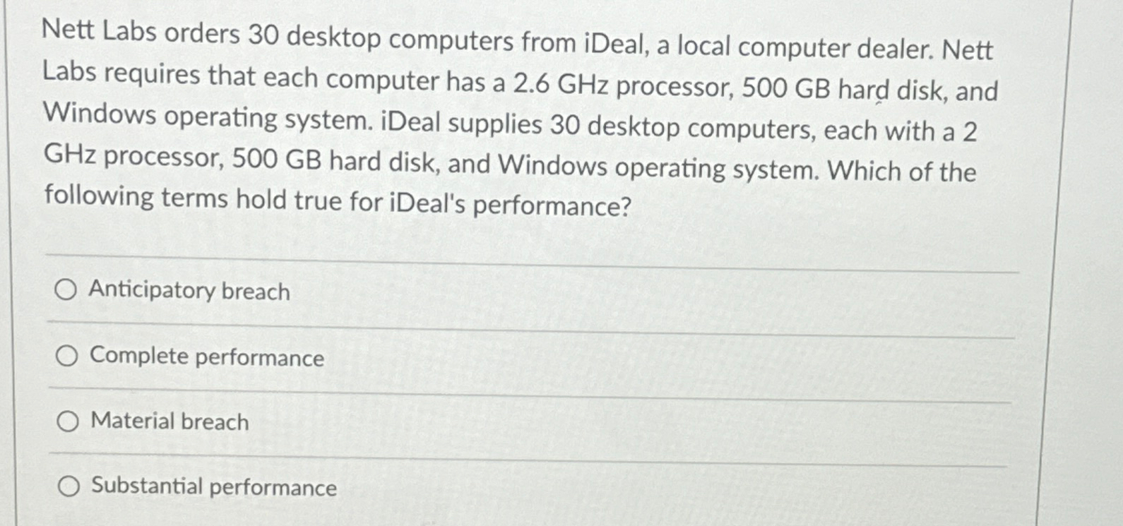 Nett Labs orders 3 0 desktop computers from