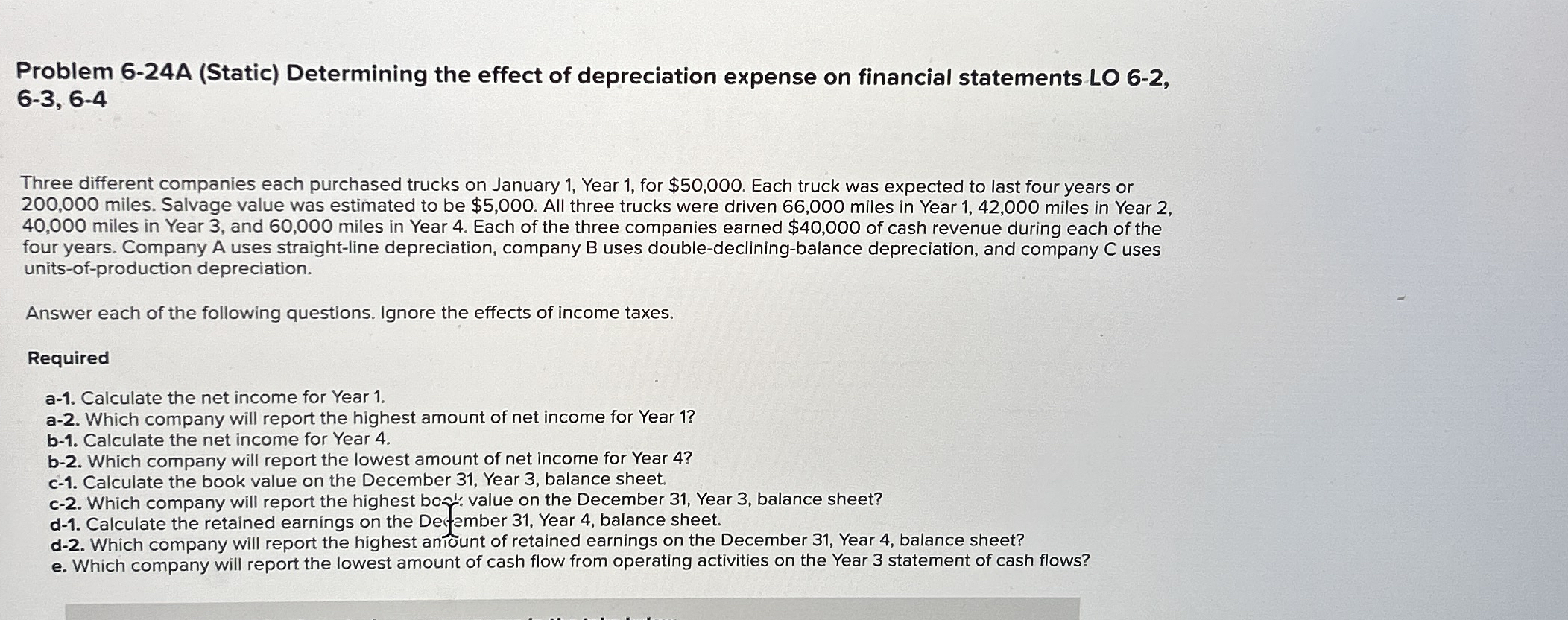 Problem 6 - 2 4 A ( Static ) Determining the