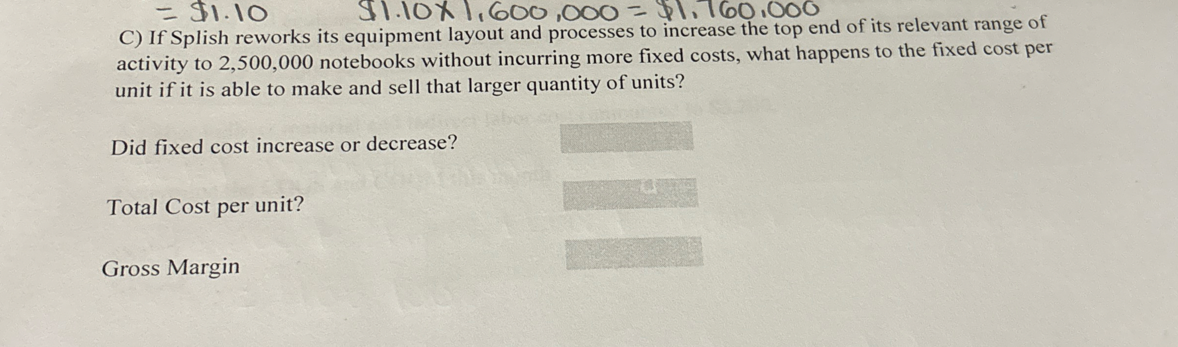 = $ 1 . 1 0 $ 1 . 1 0 1 . 6 0 0 , 0 0 0 = $ 1 . 7
