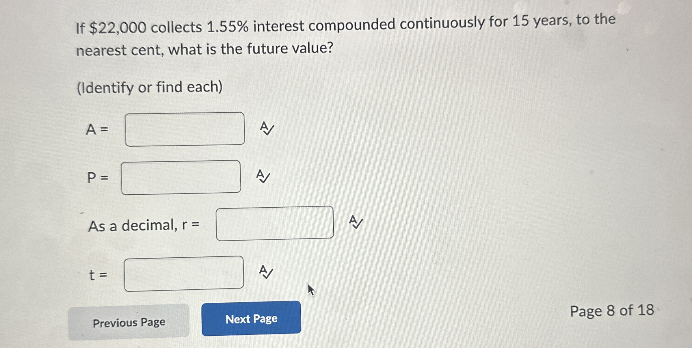 If $ 2 2 , 0 0 0 collects 1 . 5 5 % interest