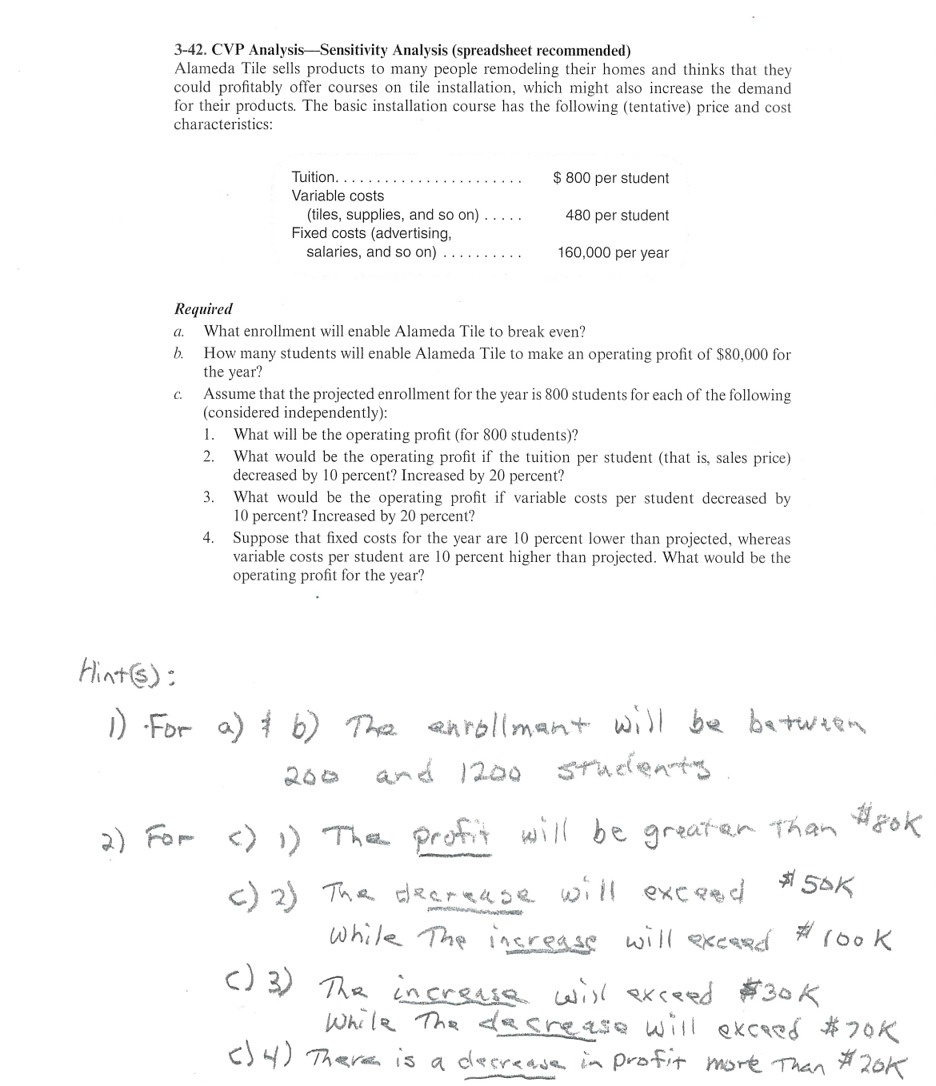 Hint ( s ) : 1 ) For a ) \ & b ) 2 0 0 and 1 2 0