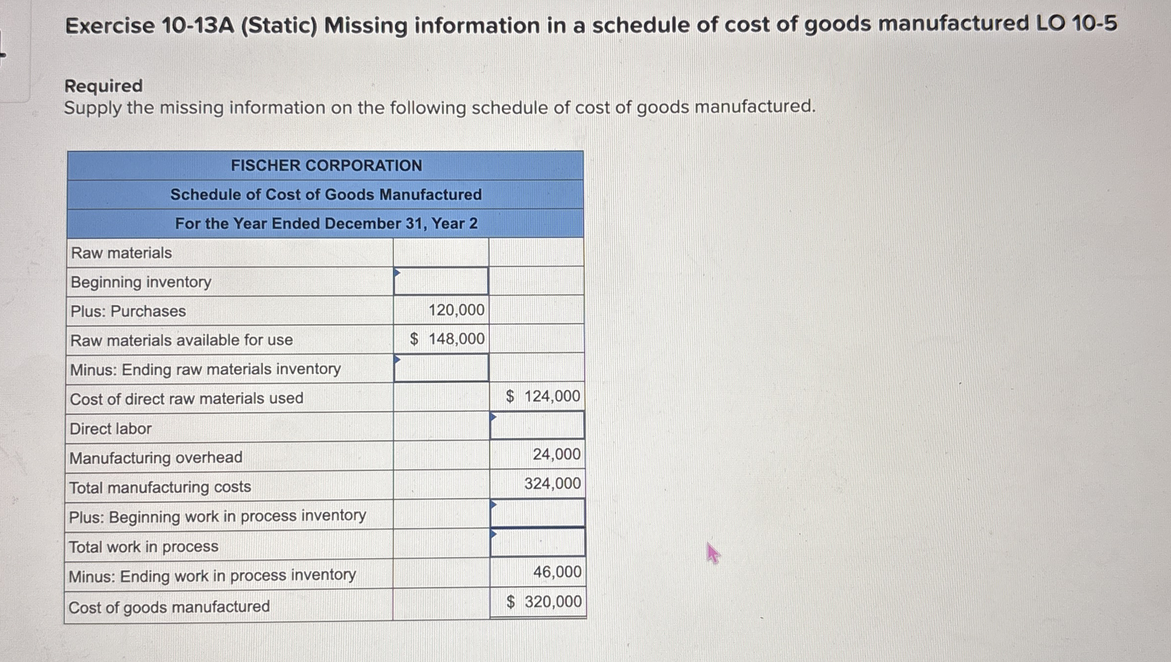 Exercise 1 0 - 1 3 A ( Static ) Missing